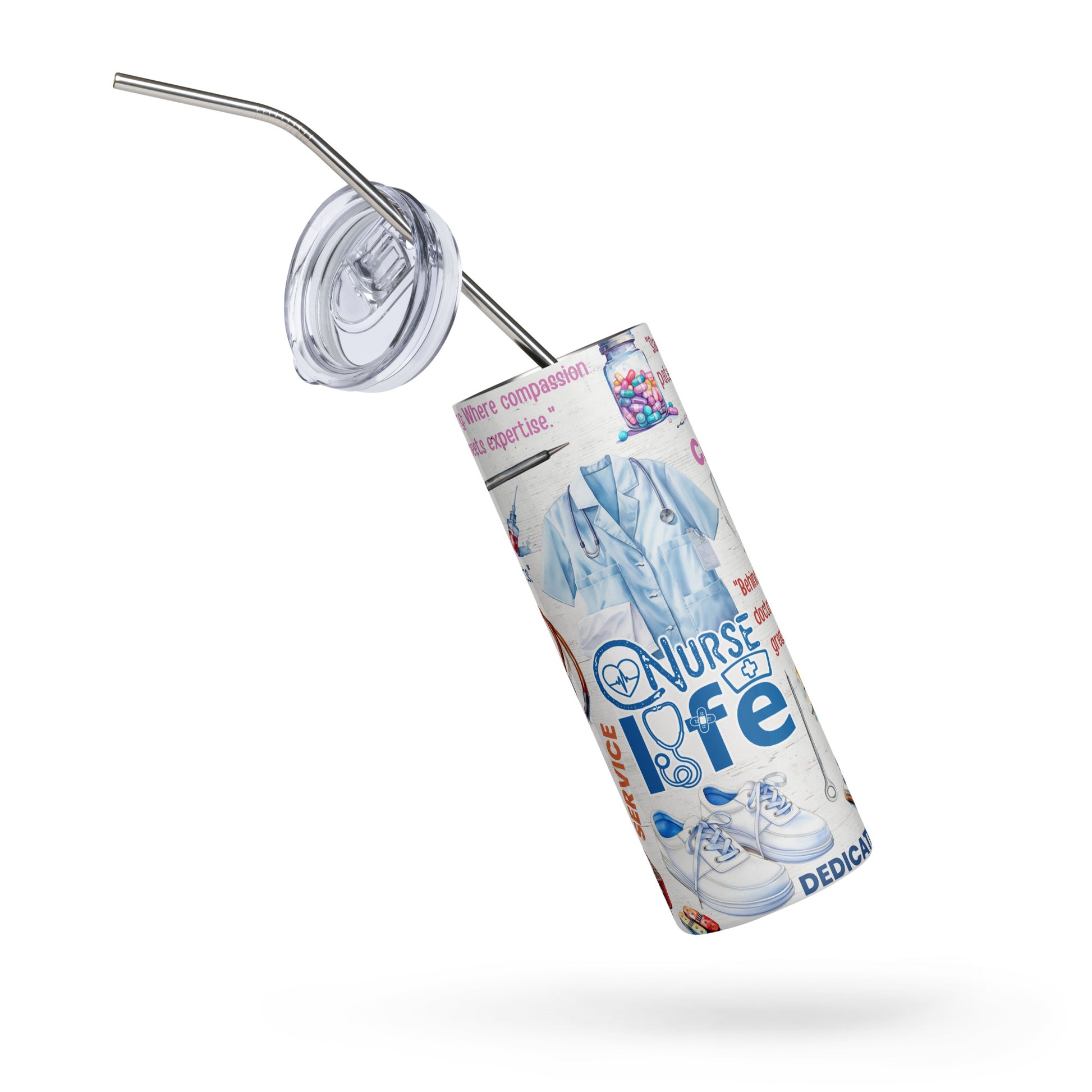 Nurse Life Lifestyle Stainless steel tumbler CedarHill Country Market
