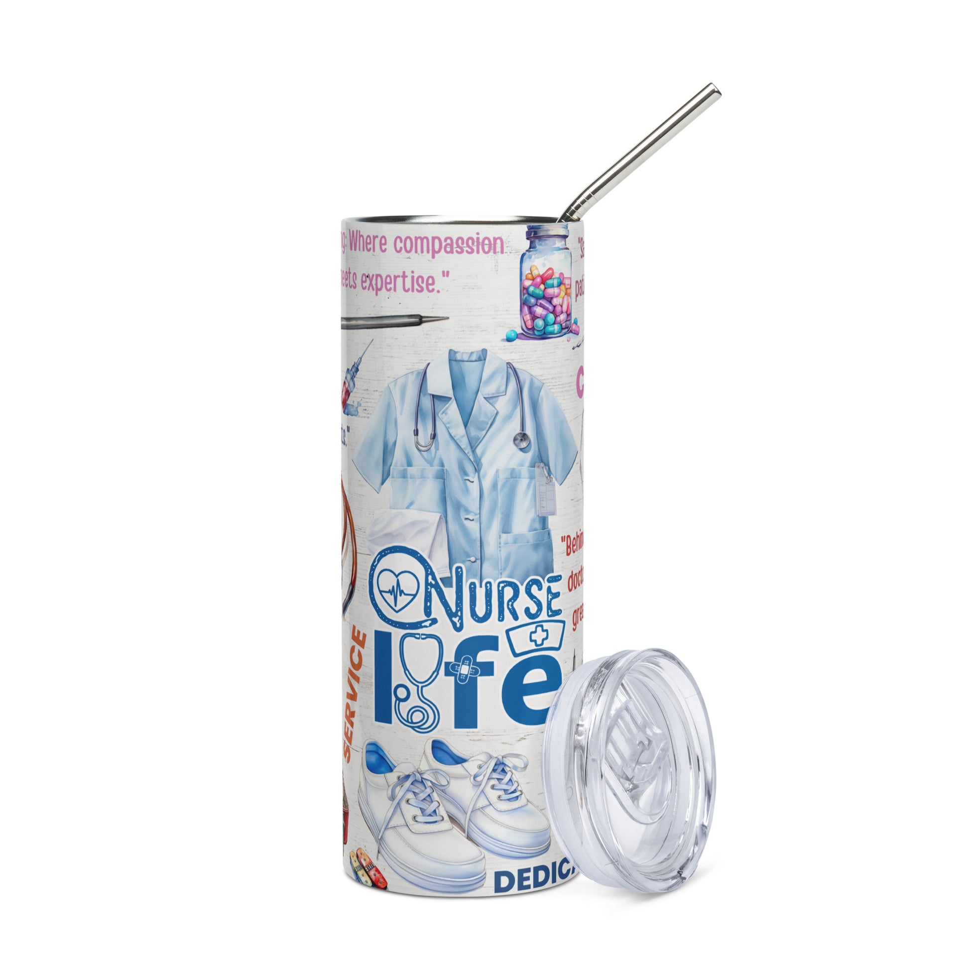 Nurse Life Lifestyle Stainless steel tumbler CedarHill Country Market