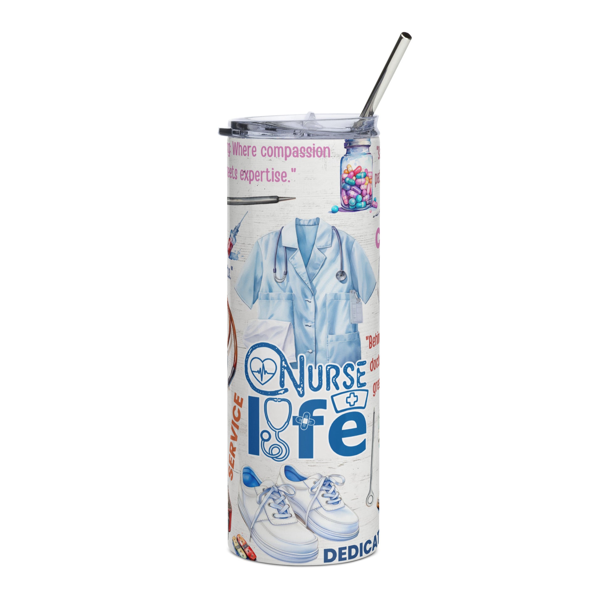Nurse Life Lifestyle Stainless steel tumbler CedarHill Country Market