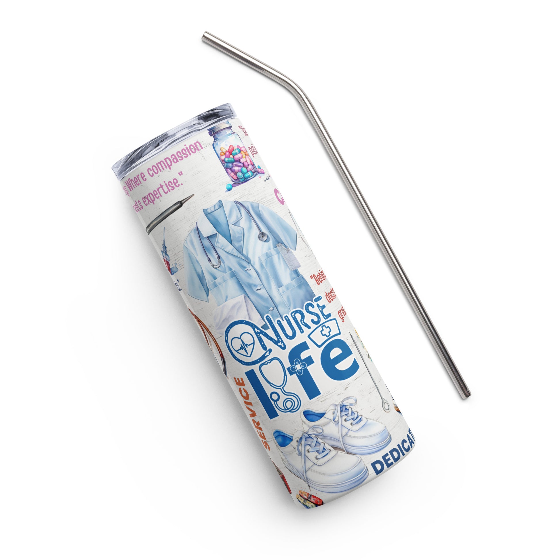 Nurse Life Lifestyle Stainless steel tumbler CedarHill Country Market