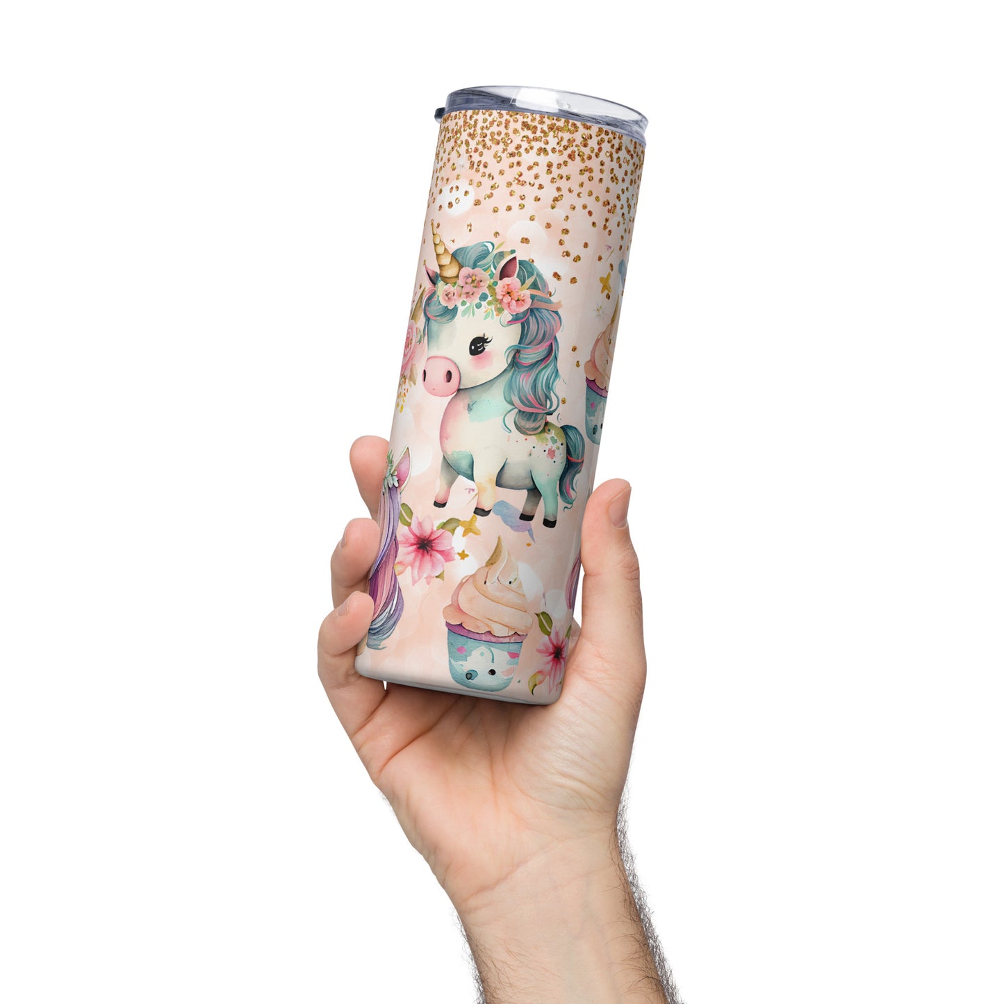 Unicorn Party Stainless steel tumbler CedarHill Country Market
