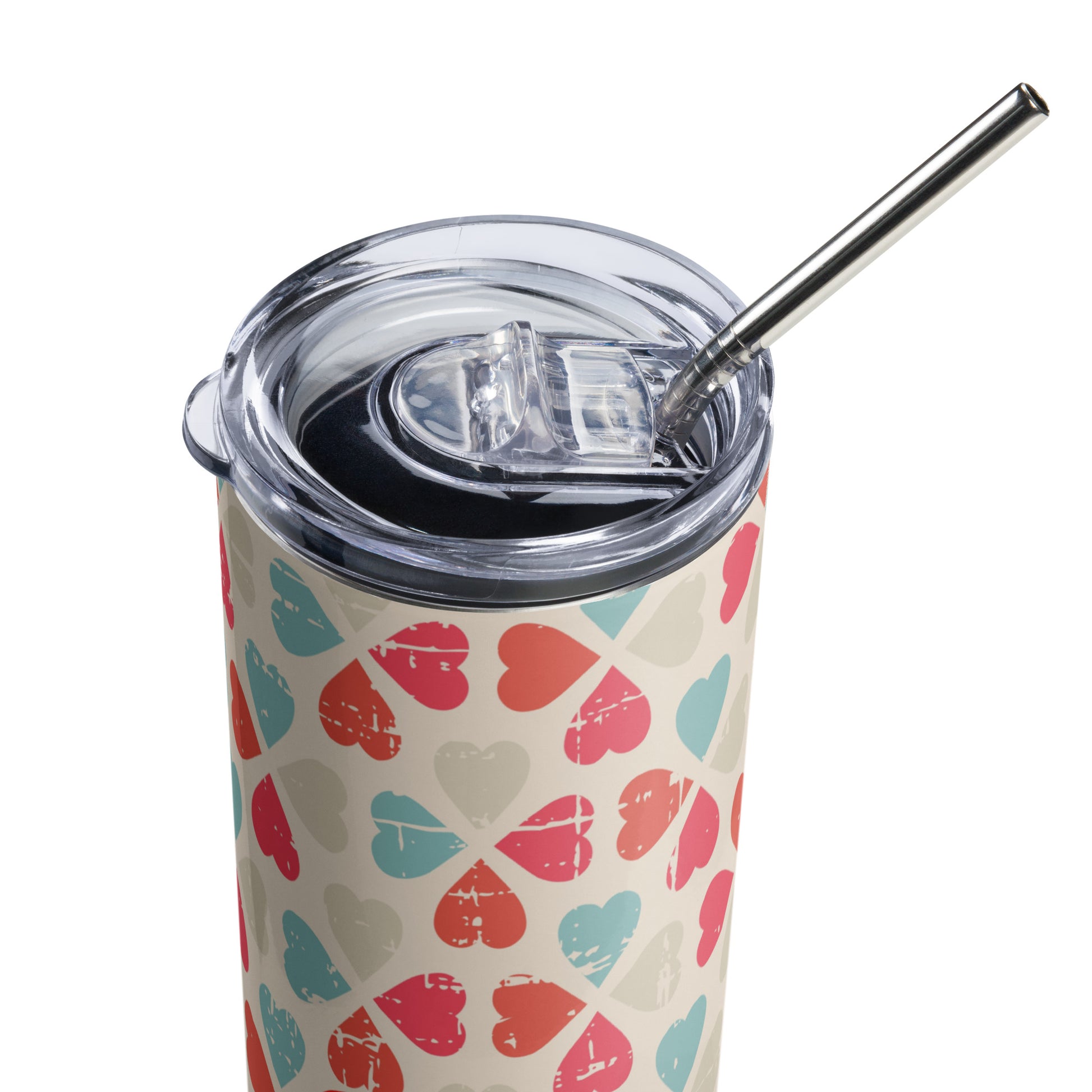 HEB Hearts Stainless steel tumbler CedarHill Country Market