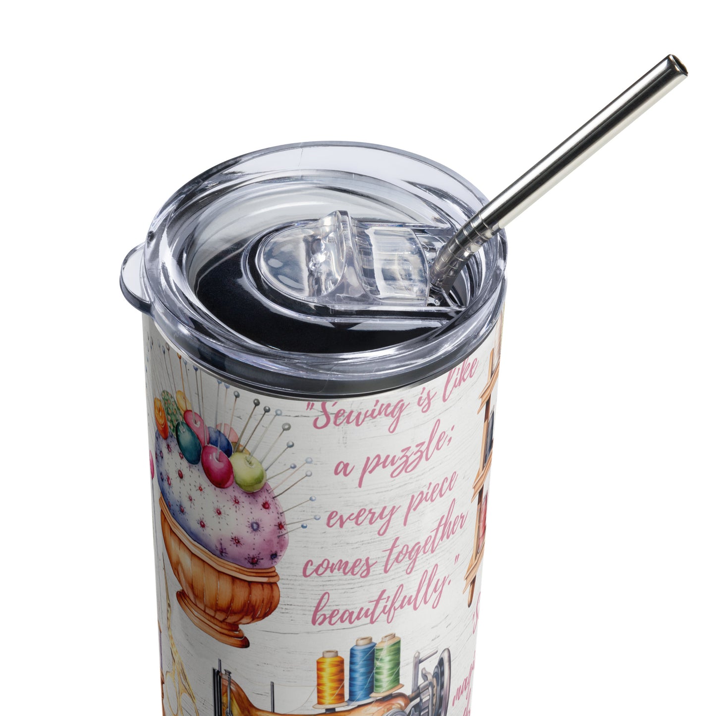 Sewing Life Stainless steel tumbler CedarHill Country Market