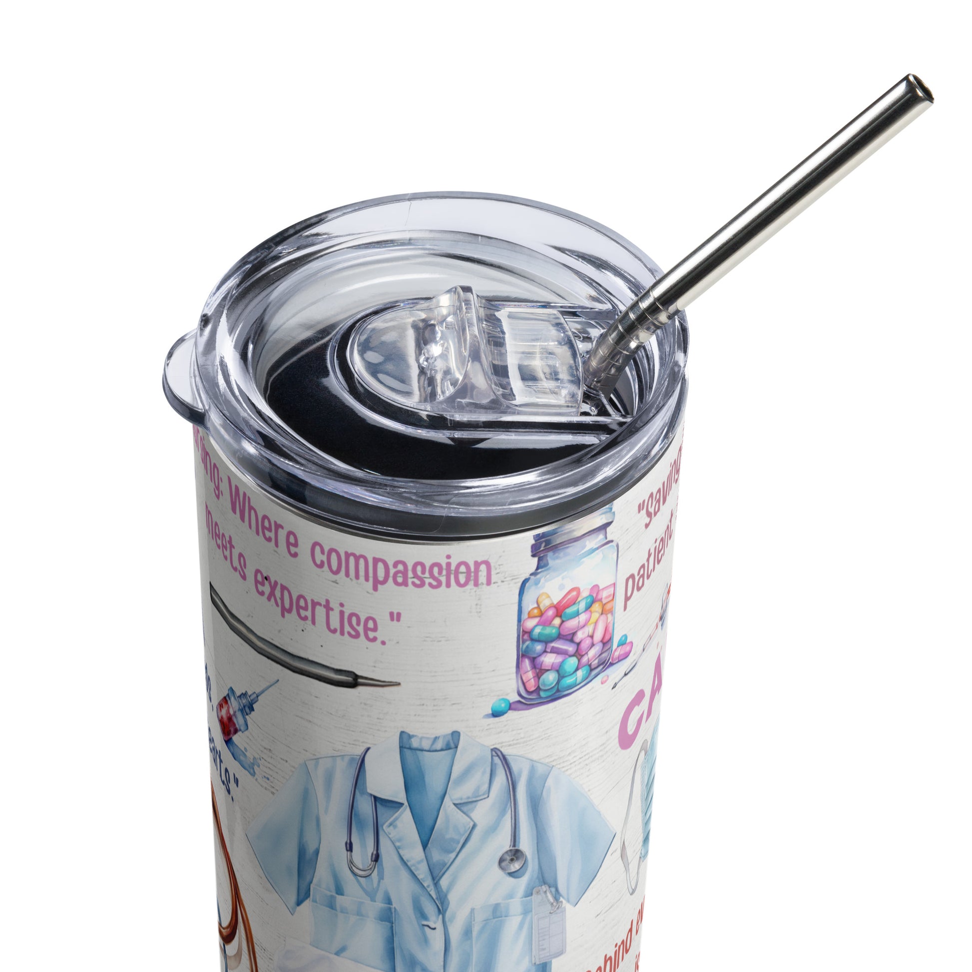 Nurse Life Lifestyle Stainless steel tumbler CedarHill Country Market