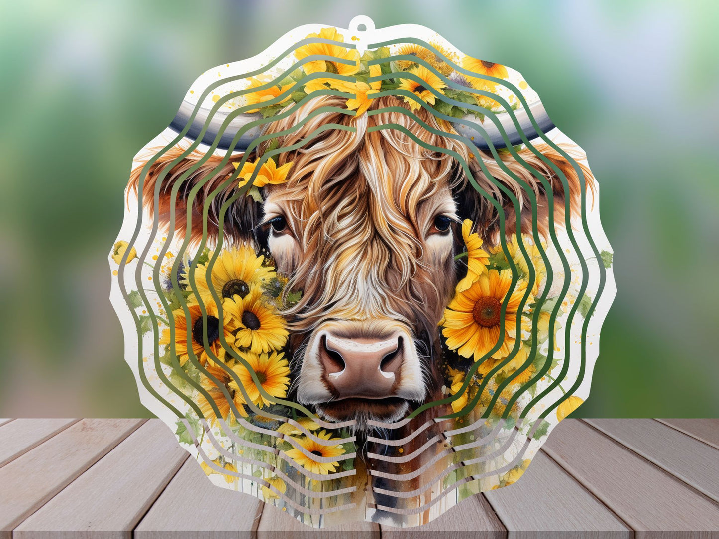 Garden Western Farm Themed Wind Spinners - 10 Inch Cedar Hill Country Market