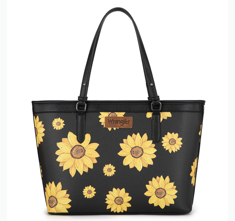 Wrangler Sunflower Print Tote Bag Cedar Hill Country Market