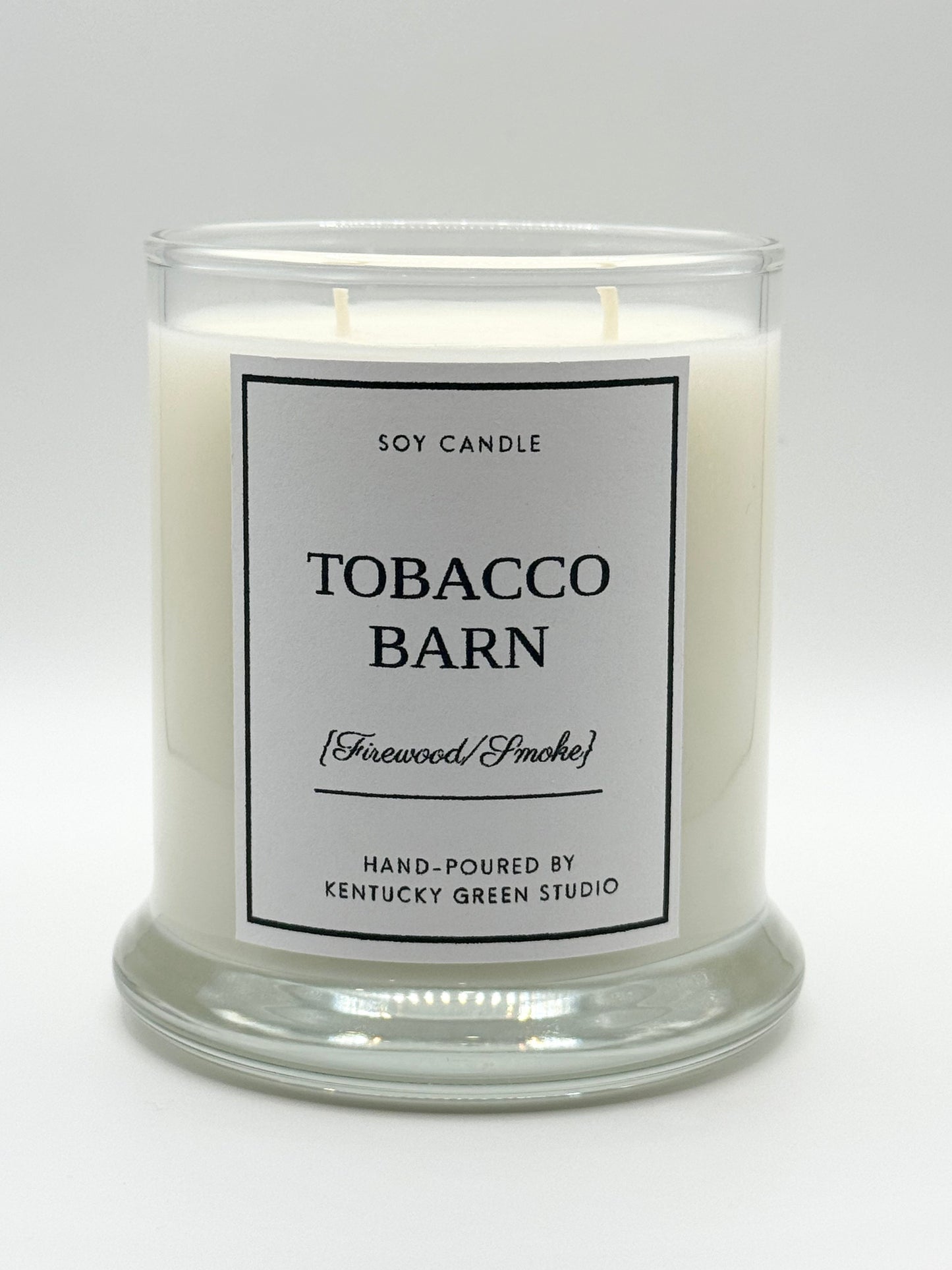 Tobacco Barn Soy Candle Kentucky Green Studio