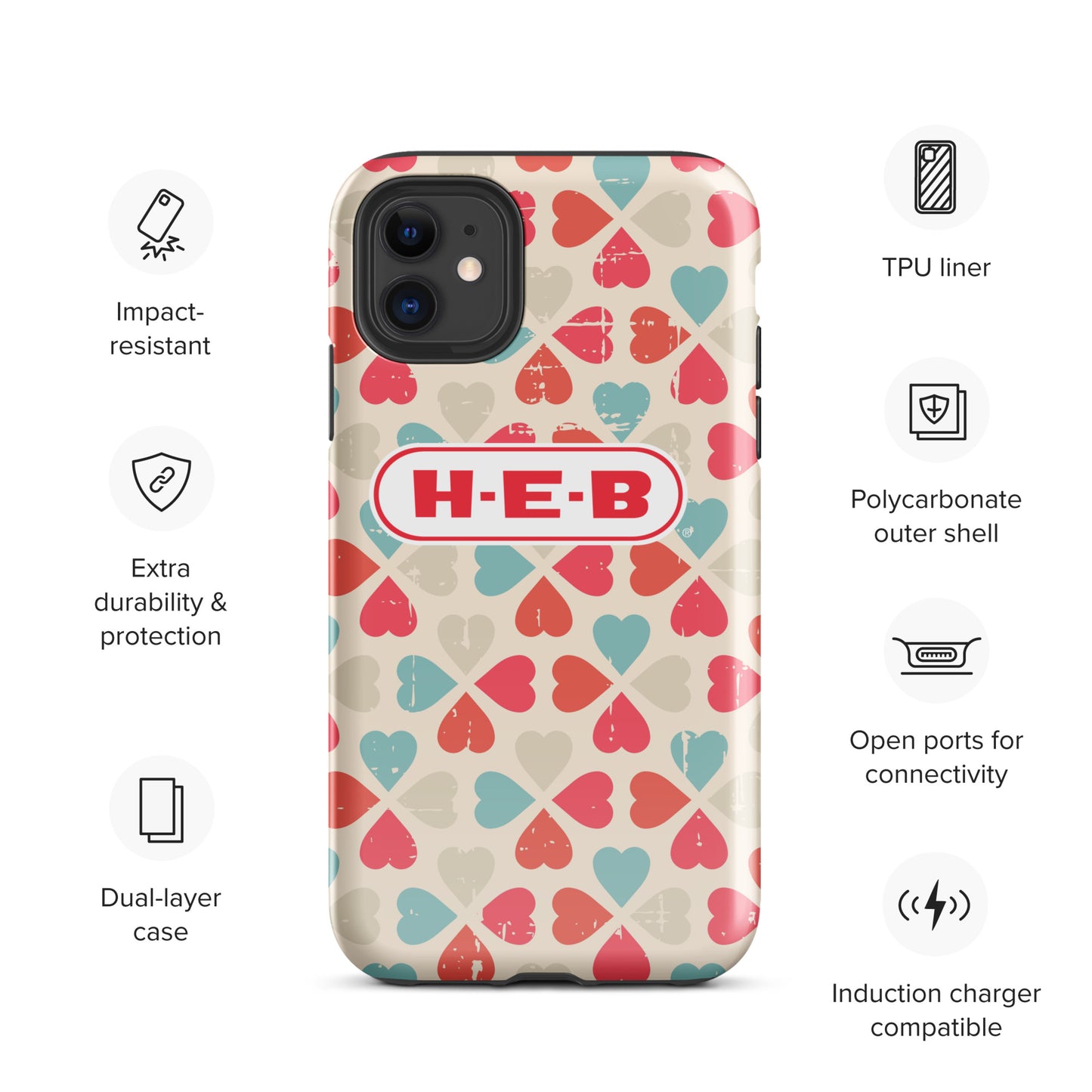 HEB Themed Tough Case for iPhone® CedarHill Country Market