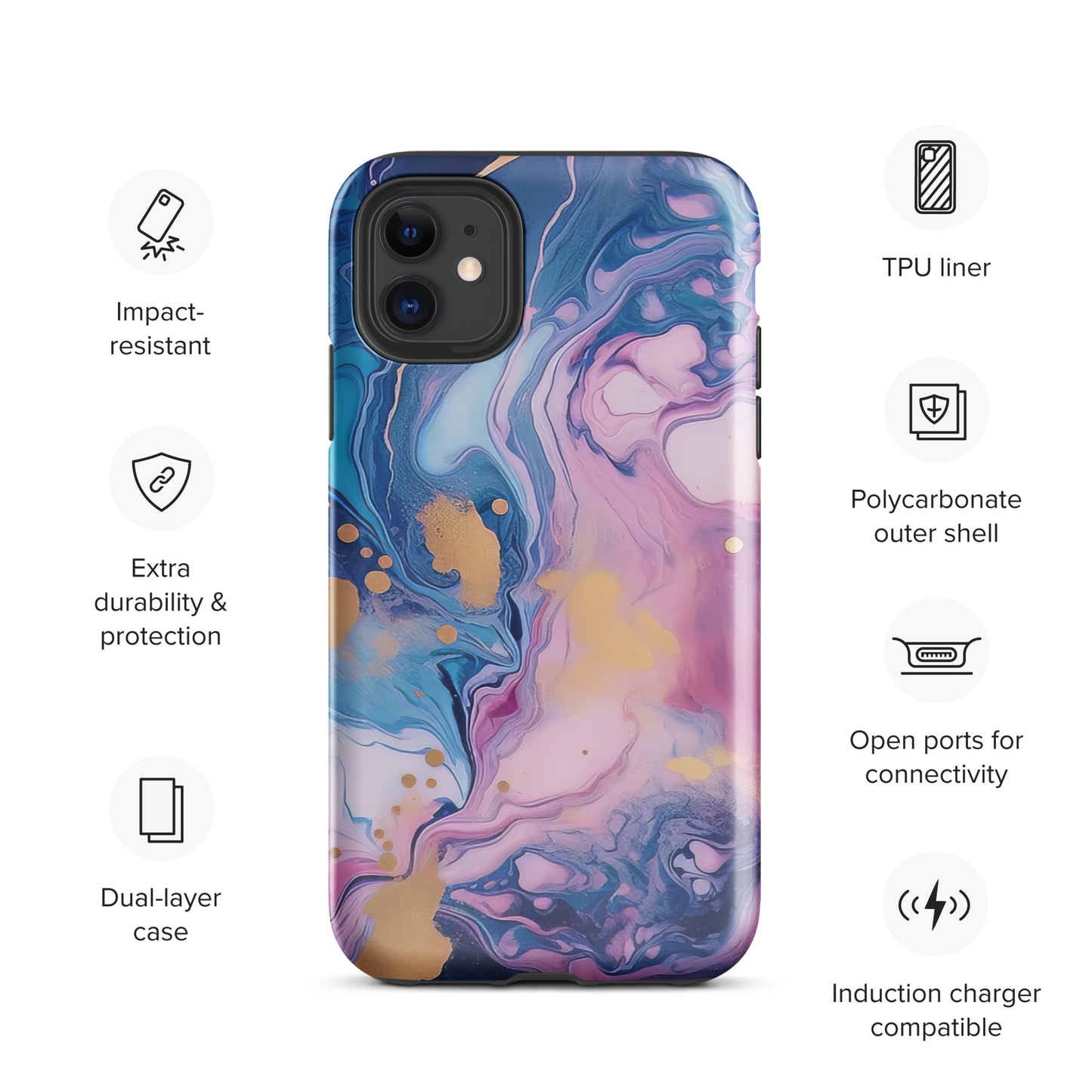 Inky Purple Tough Case for iPhone® CedarHill Country Market