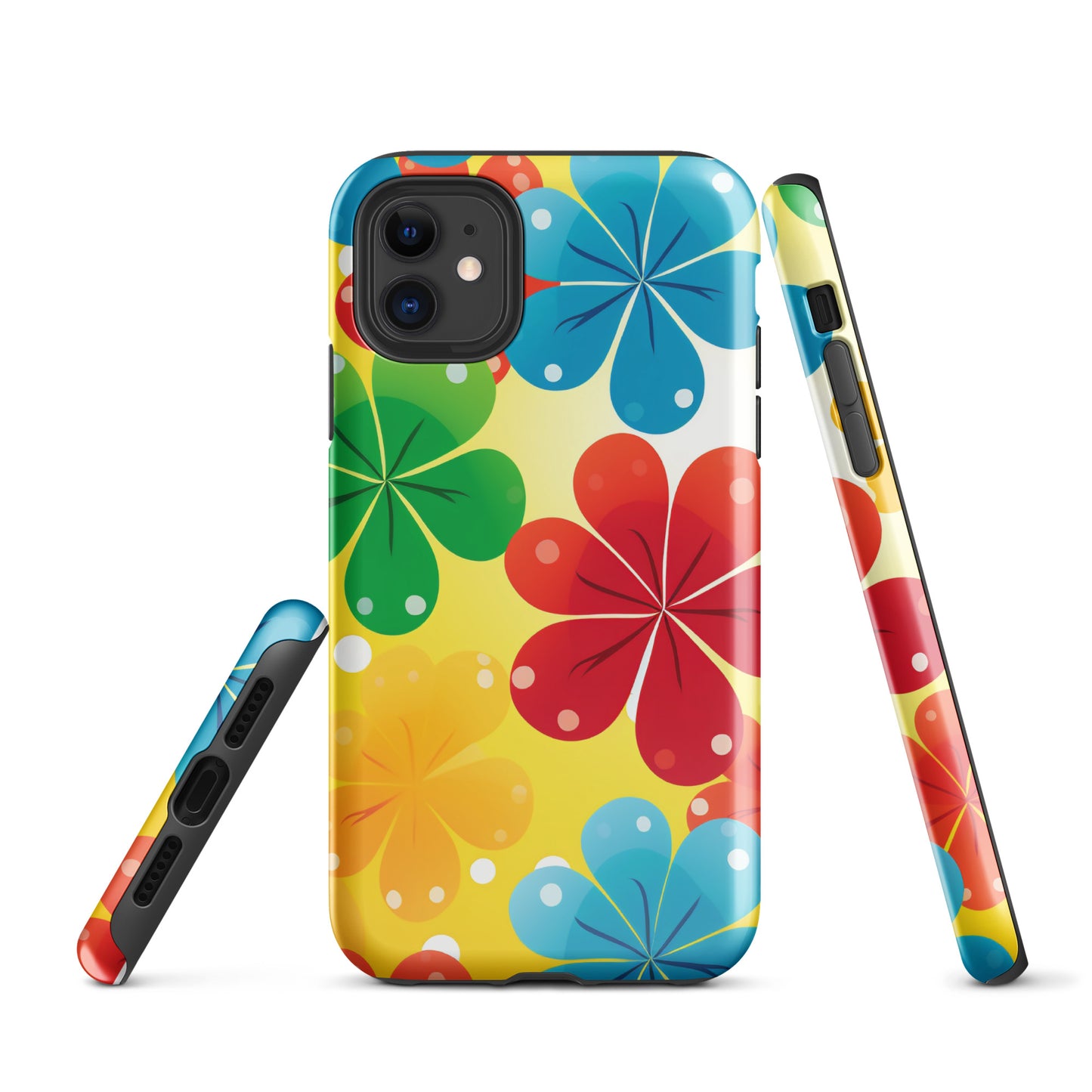 Primary Posey Floral Retro Tough Case for iPhone® CedarHill Country Market