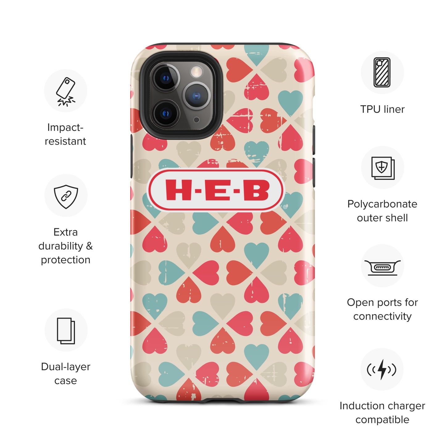 HEB Themed Tough Case for iPhone® CedarHill Country Market