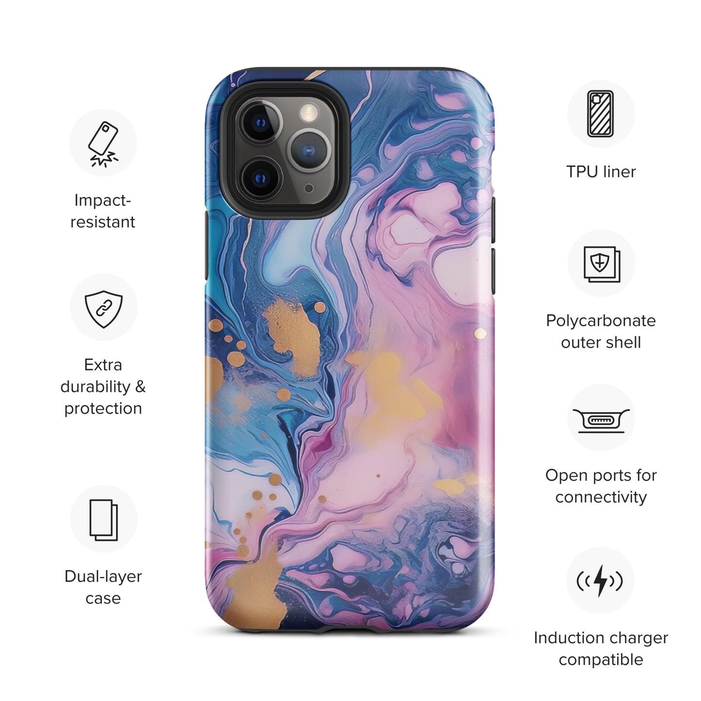 Inky Purple Tough Case for iPhone® CedarHill Country Market