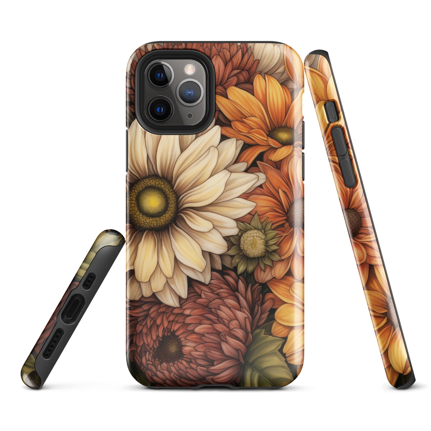 Falling Mums Tough Case for iPhone® CedarHill Country Market
