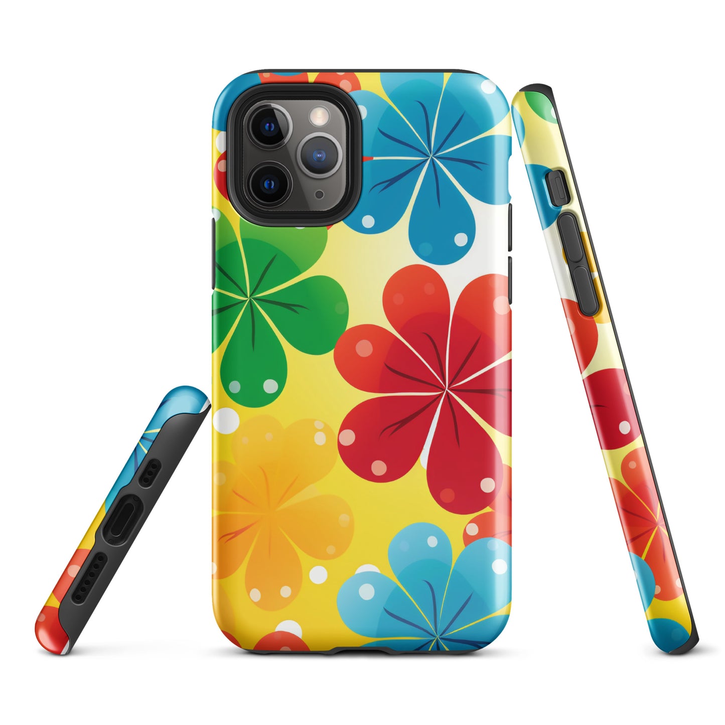 Primary Posey Floral Retro Tough Case for iPhone® CedarHill Country Market