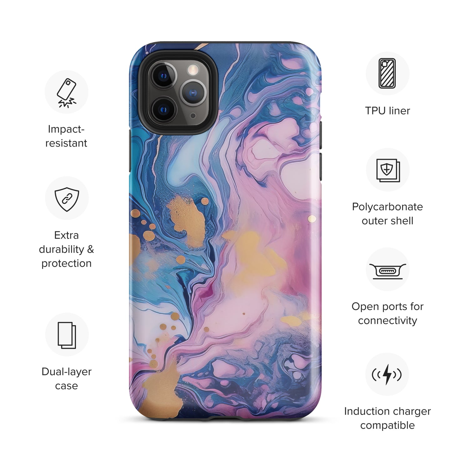 Inky Purple Tough Case for iPhone® CedarHill Country Market