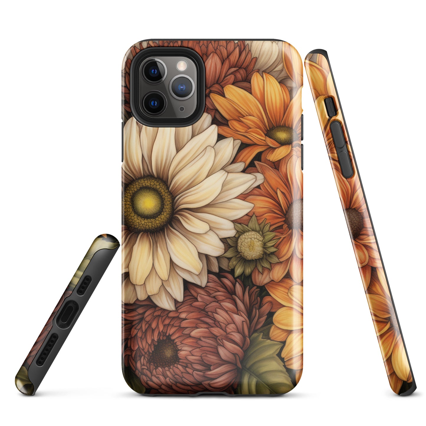 Falling Mums Tough Case for iPhone® CedarHill Country Market