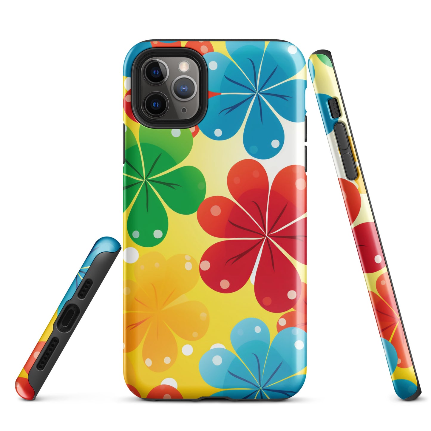 Primary Posey Floral Retro Tough Case for iPhone® CedarHill Country Market