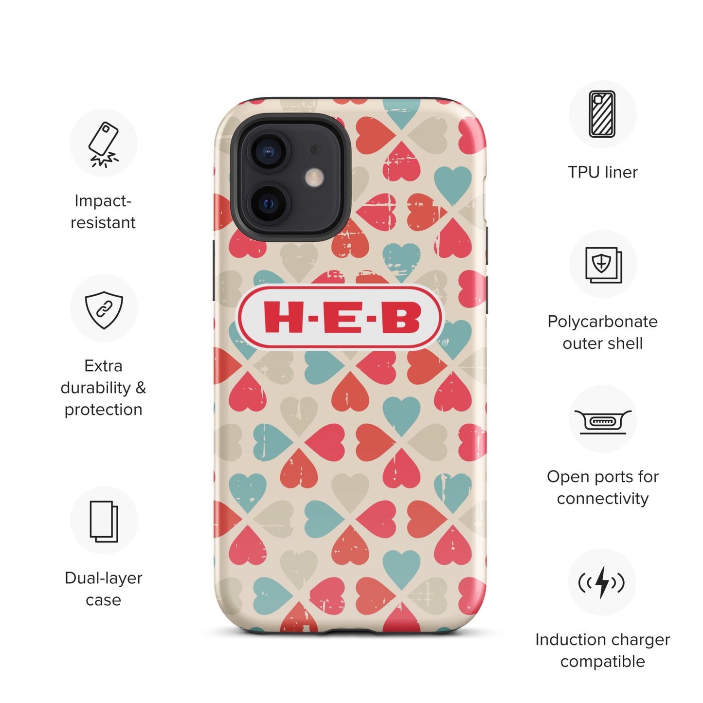 HEB Themed Tough Case for iPhone® CedarHill Country Market