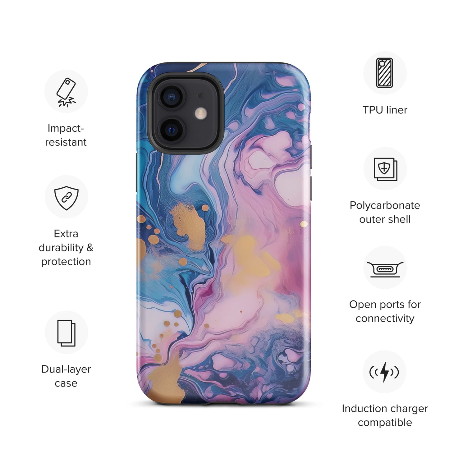 Inky Purple Tough Case for iPhone® CedarHill Country Market