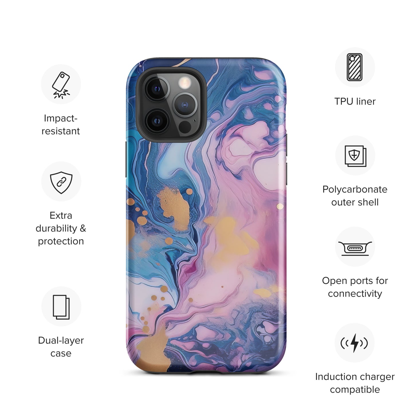 Inky Purple Tough Case for iPhone® CedarHill Country Market