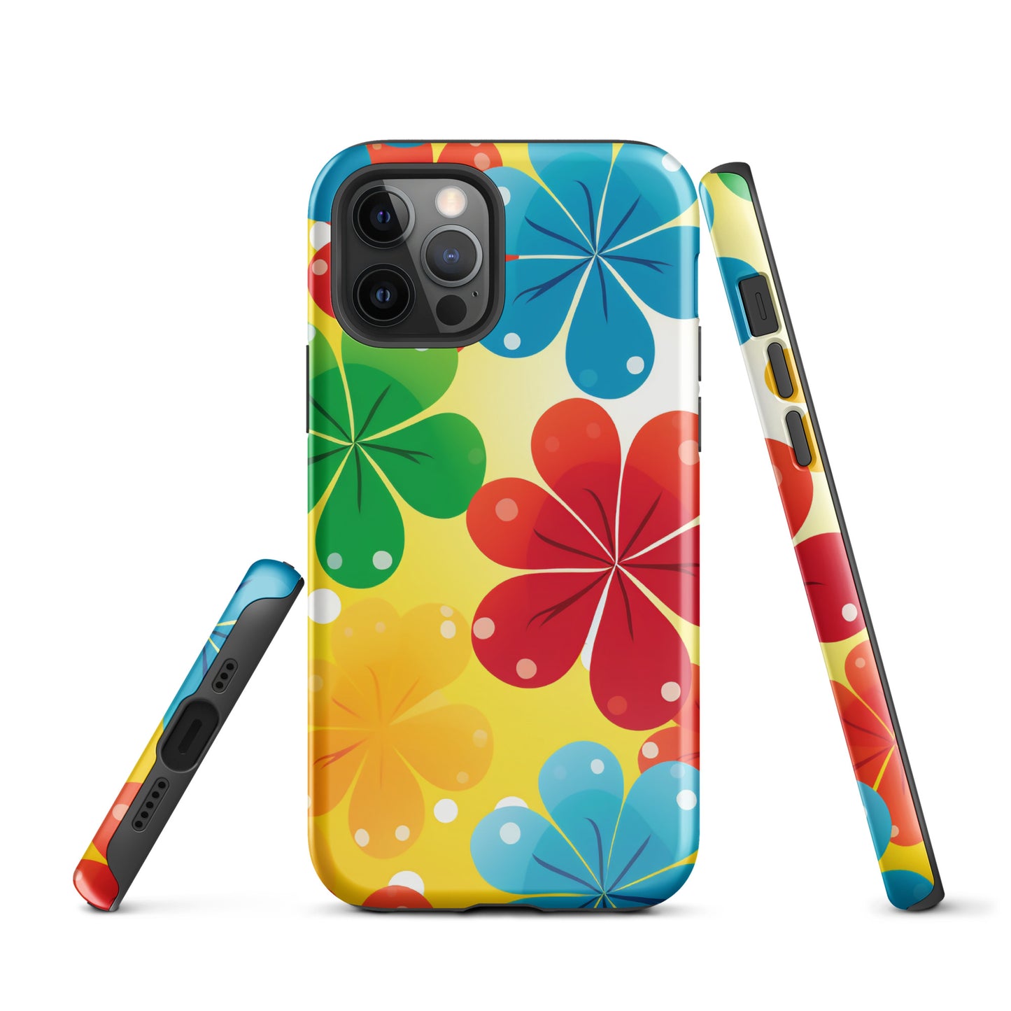 Primary Posey Floral Retro Tough Case for iPhone® CedarHill Country Market