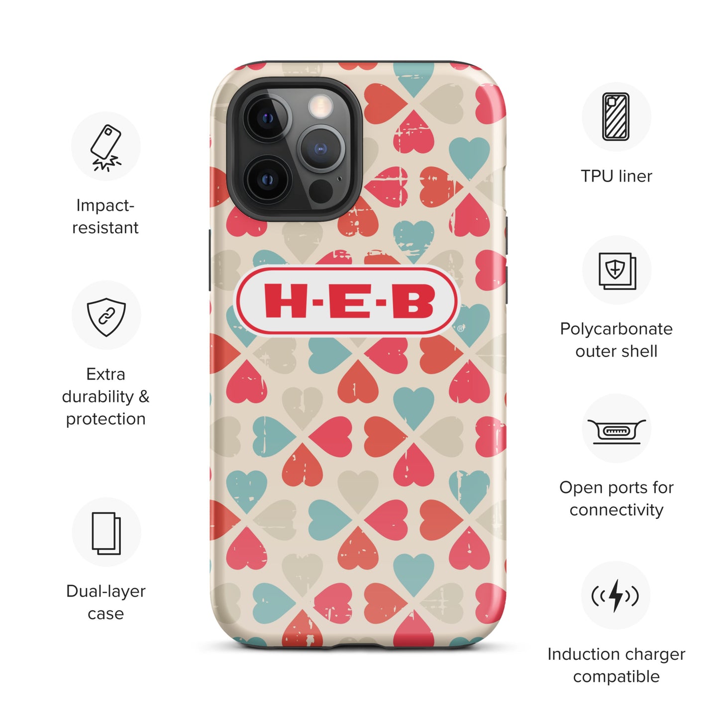 HEB Themed Tough Case for iPhone® CedarHill Country Market