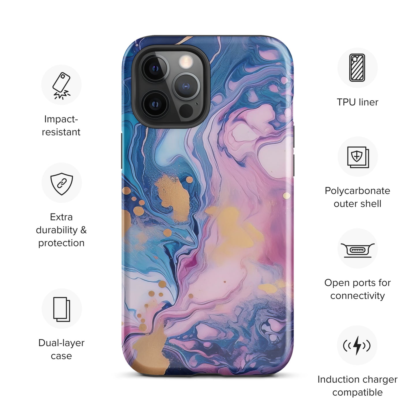 Inky Purple Tough Case for iPhone® CedarHill Country Market