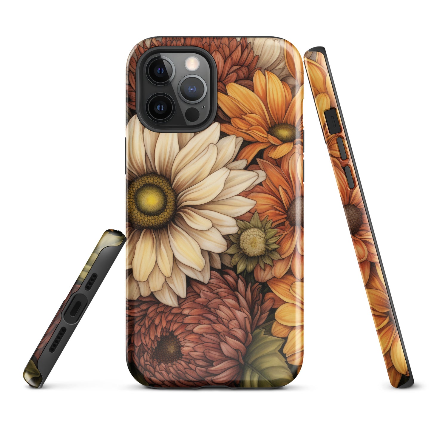 Falling Mums Tough Case for iPhone® CedarHill Country Market