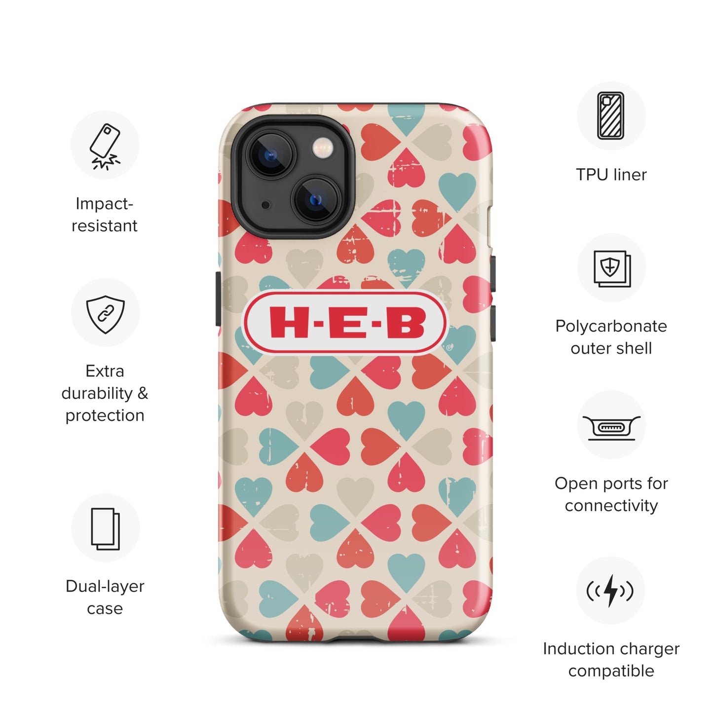 HEB Themed Tough Case for iPhone® CedarHill Country Market