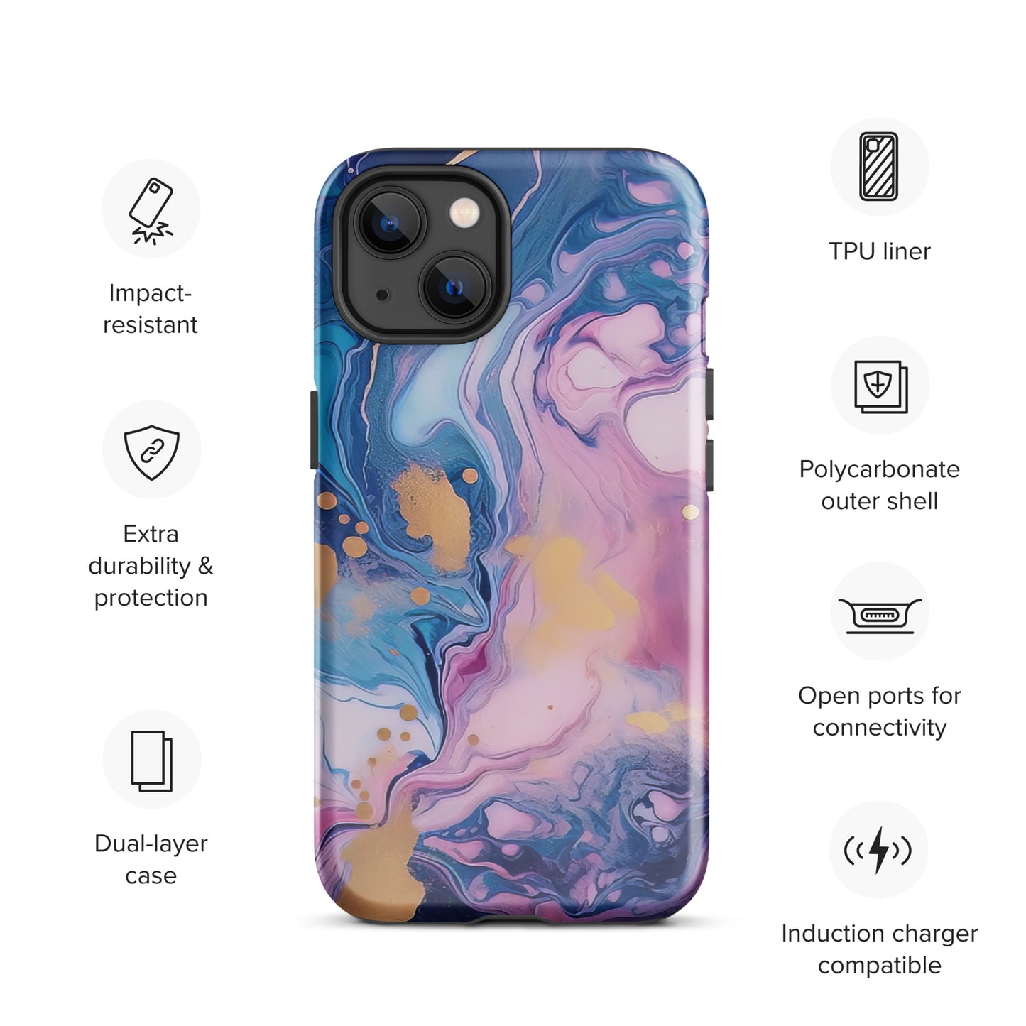 Inky Purple Tough Case for iPhone® CedarHill Country Market