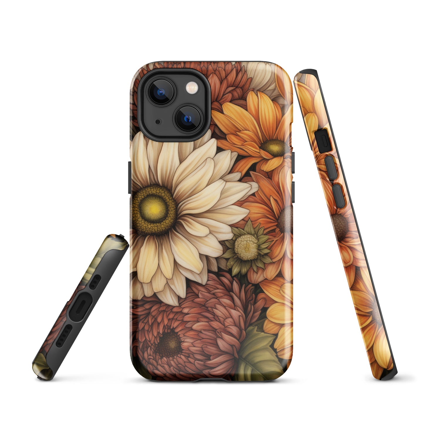 Falling Mums Tough Case for iPhone® CedarHill Country Market