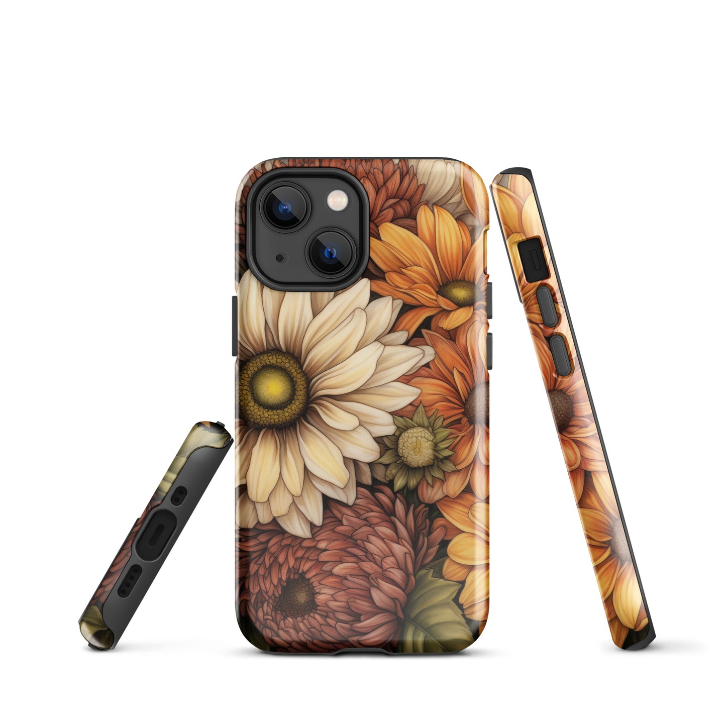 Falling Mums Tough Case for iPhone® CedarHill Country Market