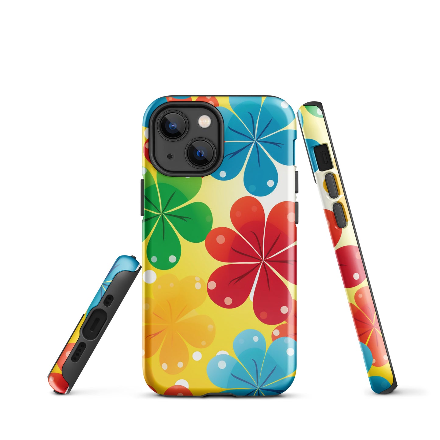 Primary Posey Floral Retro Tough Case for iPhone® CedarHill Country Market