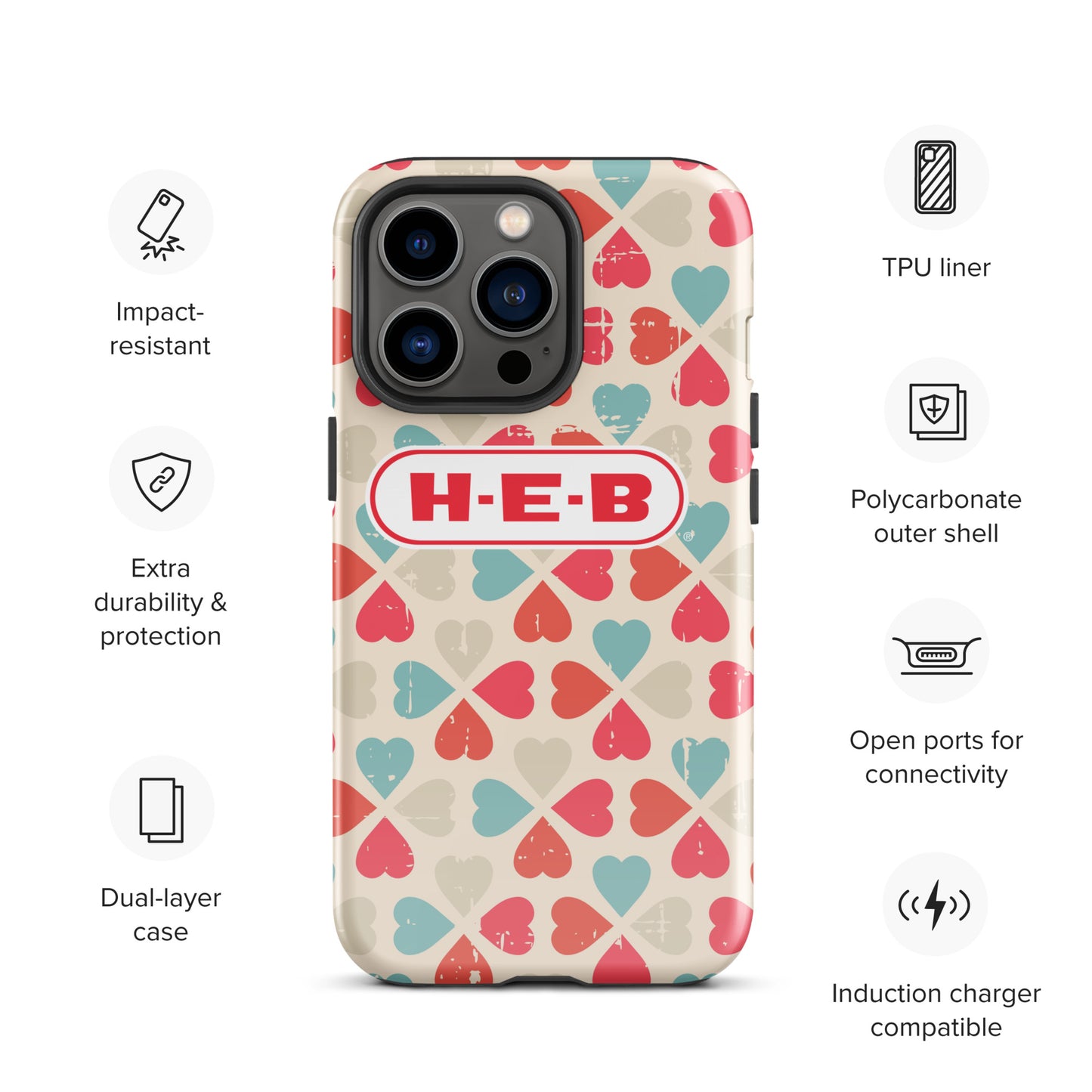 HEB Themed Tough Case for iPhone® CedarHill Country Market