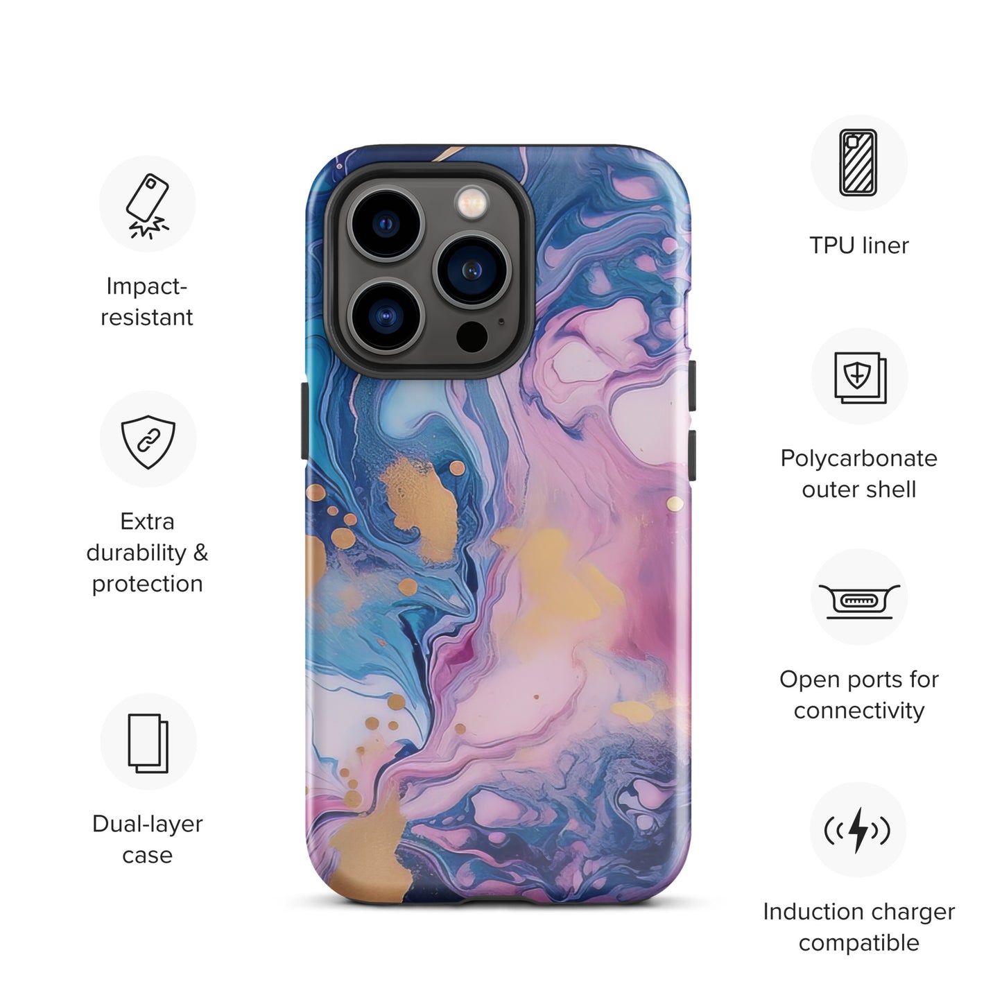Inky Purple Tough Case for iPhone® CedarHill Country Market