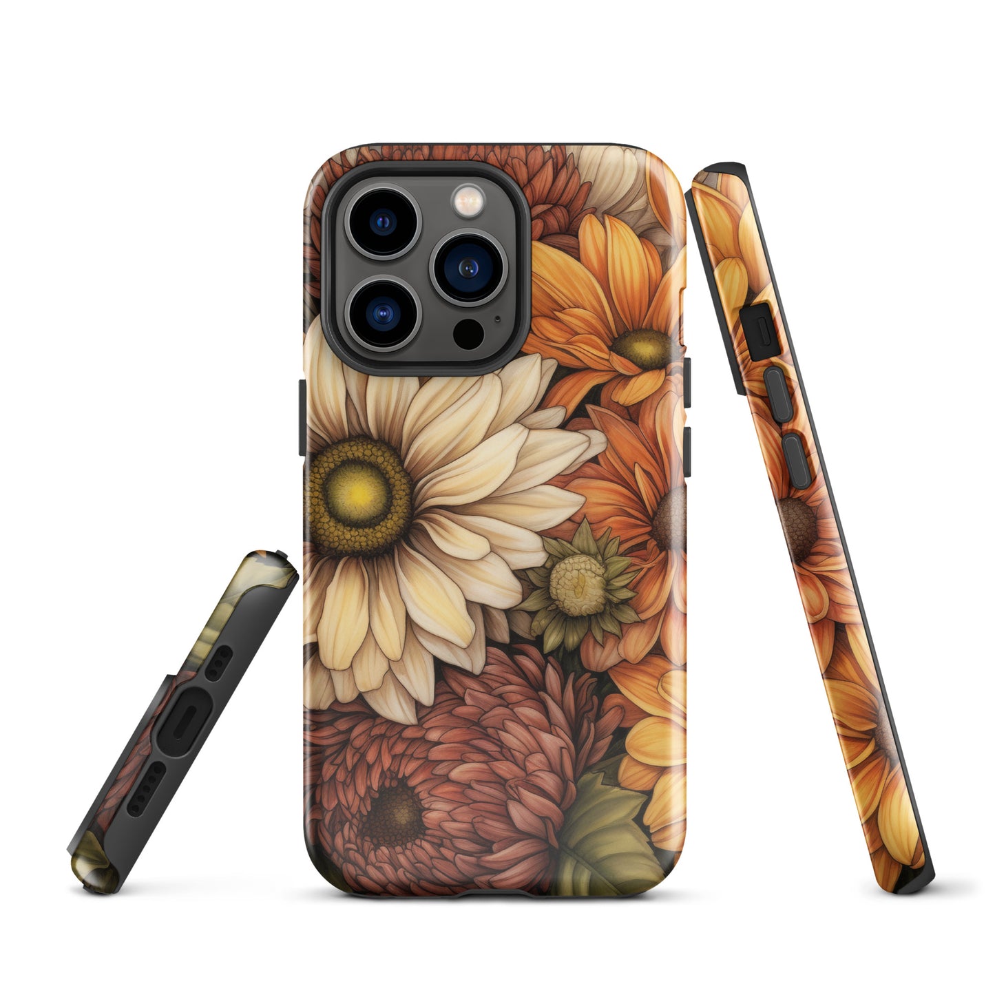 Falling Mums Tough Case for iPhone® CedarHill Country Market