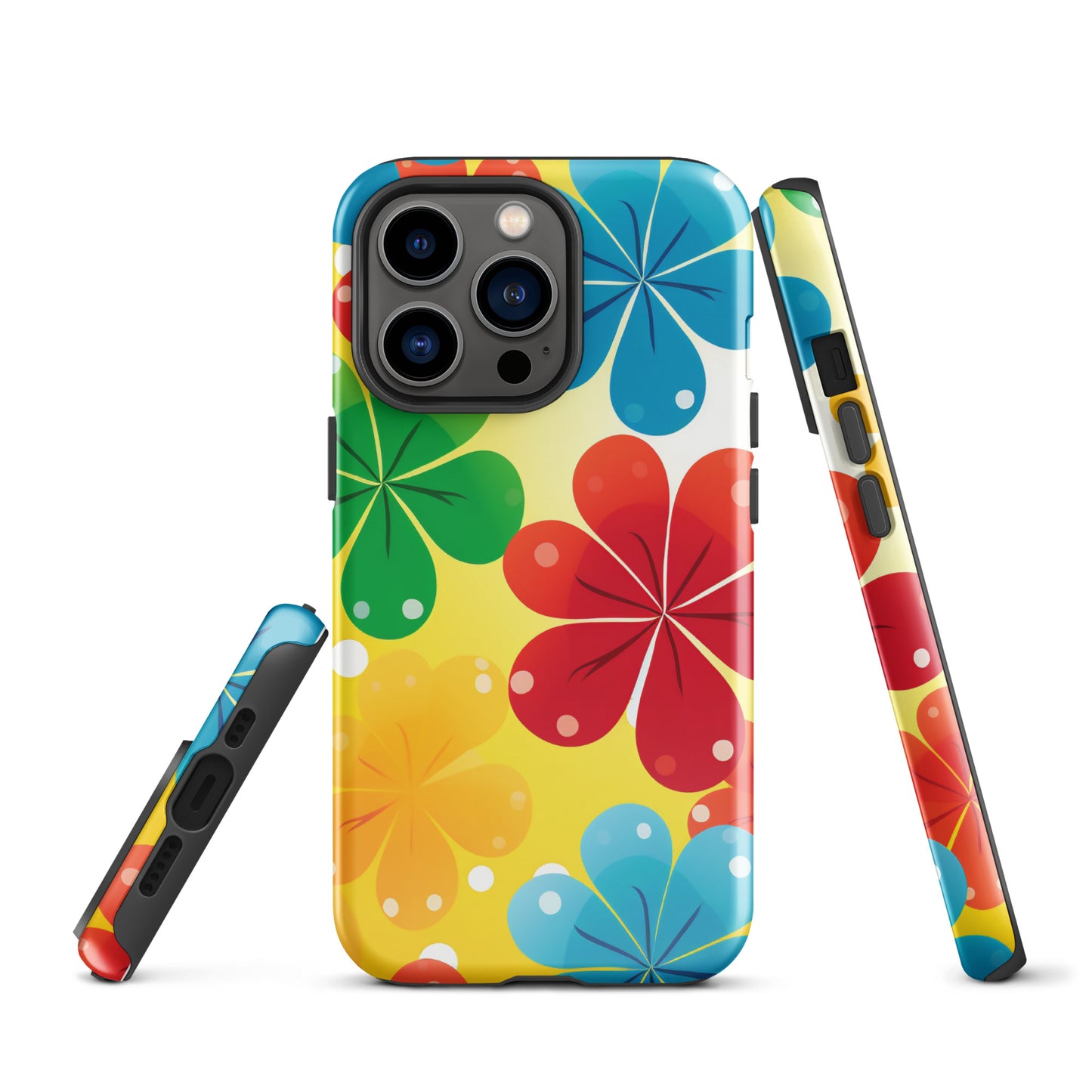 Primary Posey Floral Retro Tough Case for iPhone® CedarHill Country Market