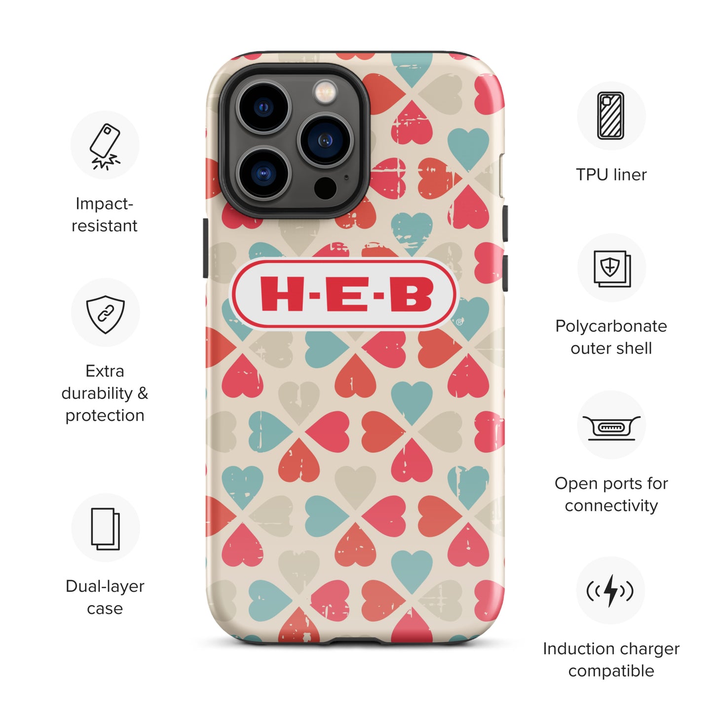 HEB Themed Tough Case for iPhone® CedarHill Country Market