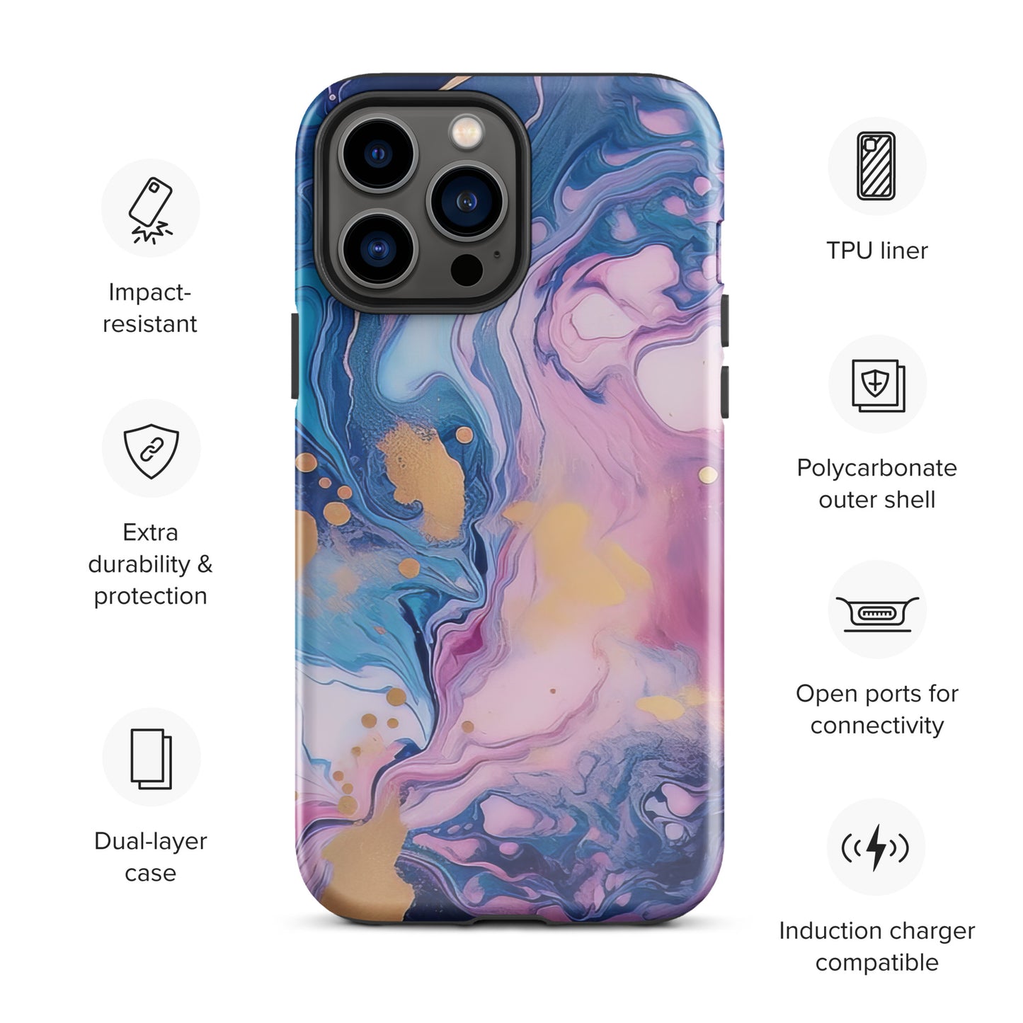 Inky Purple Tough Case for iPhone® CedarHill Country Market