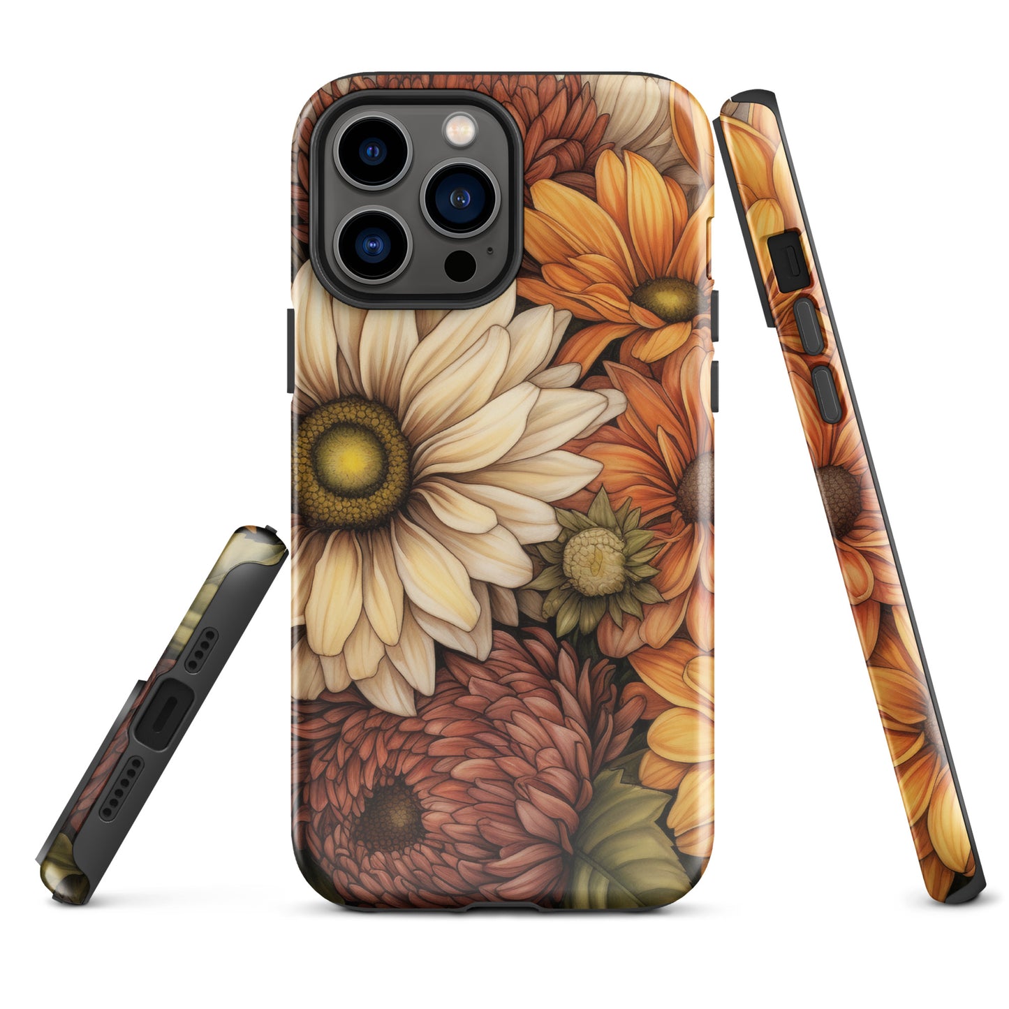 Falling Mums Tough Case for iPhone® CedarHill Country Market
