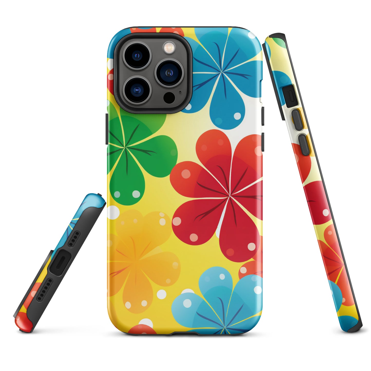 Primary Posey Floral Retro Tough Case for iPhone® CedarHill Country Market