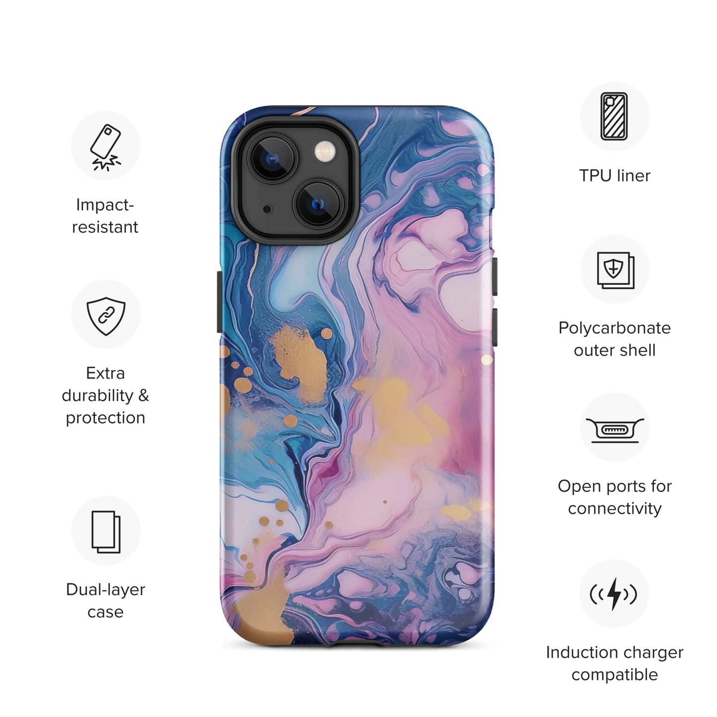 Inky Purple Tough Case for iPhone® CedarHill Country Market