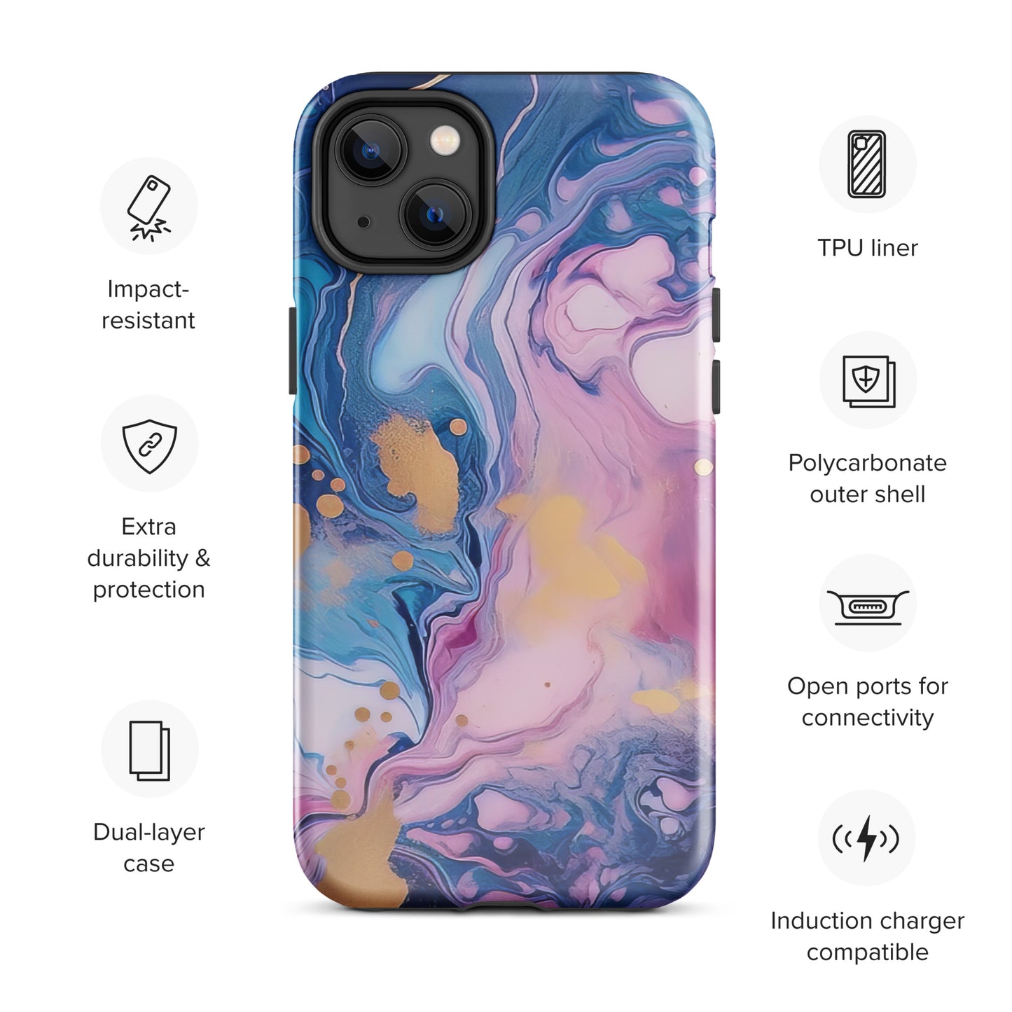 Inky Purple Tough Case for iPhone® CedarHill Country Market