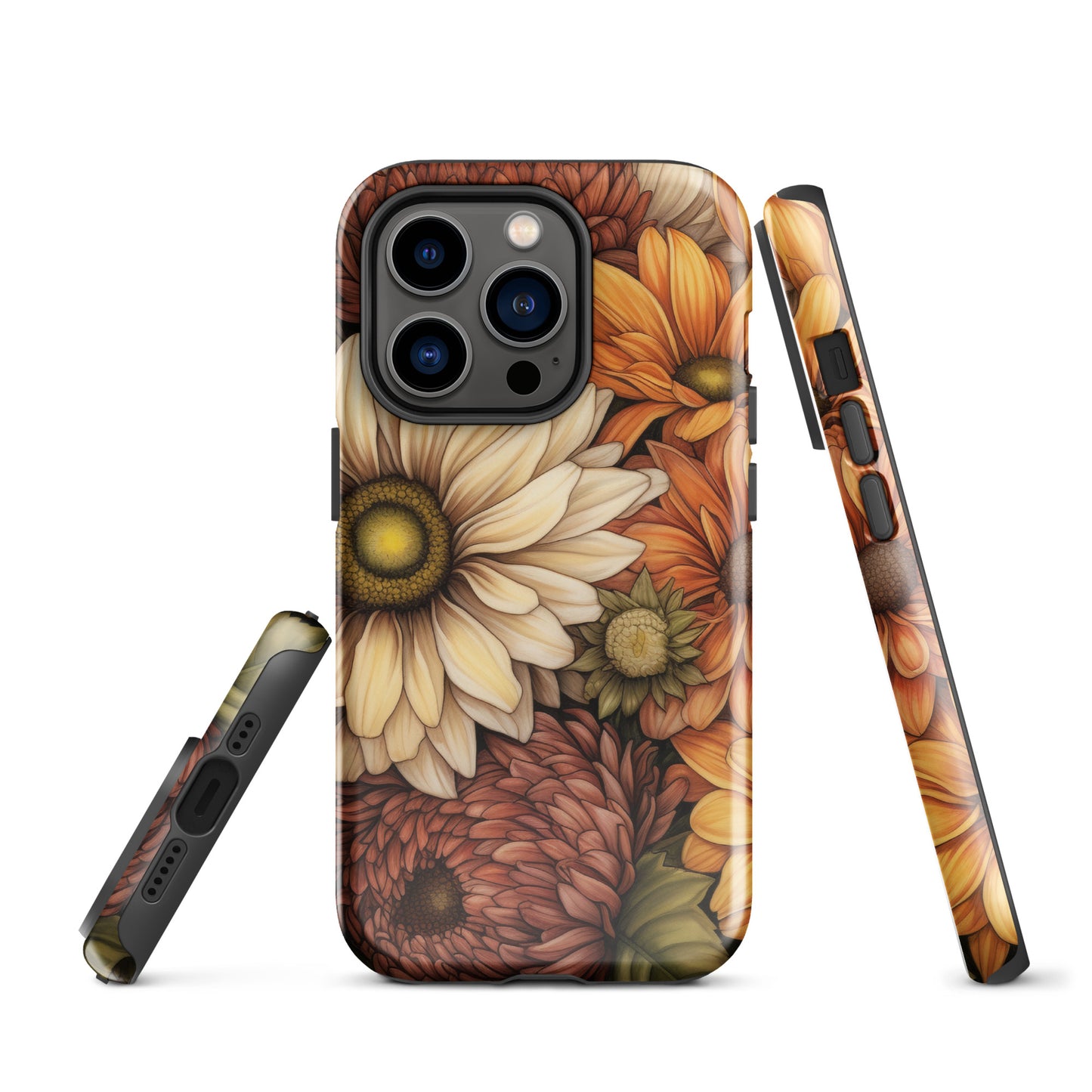 Falling Mums Tough Case for iPhone® CedarHill Country Market