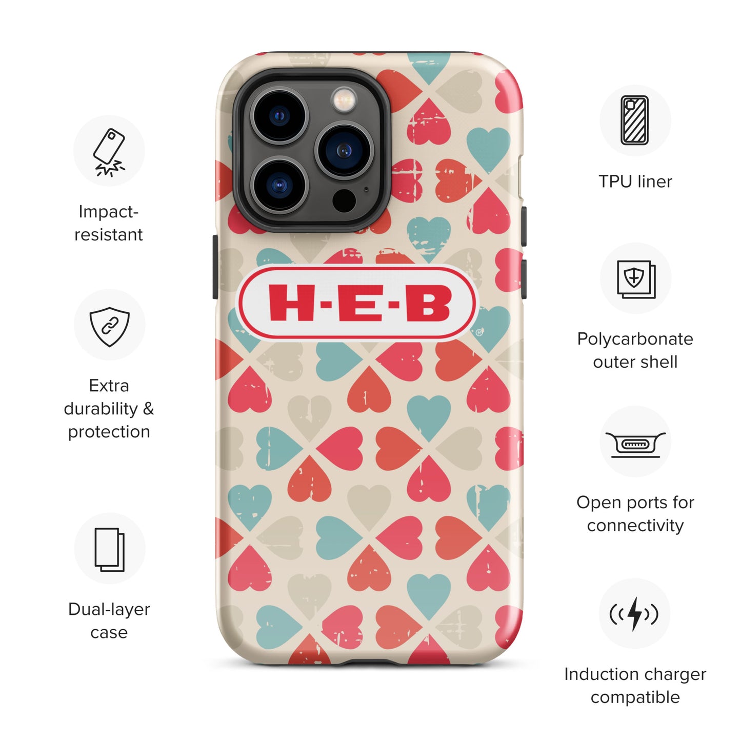 HEB Themed Tough Case for iPhone® CedarHill Country Market
