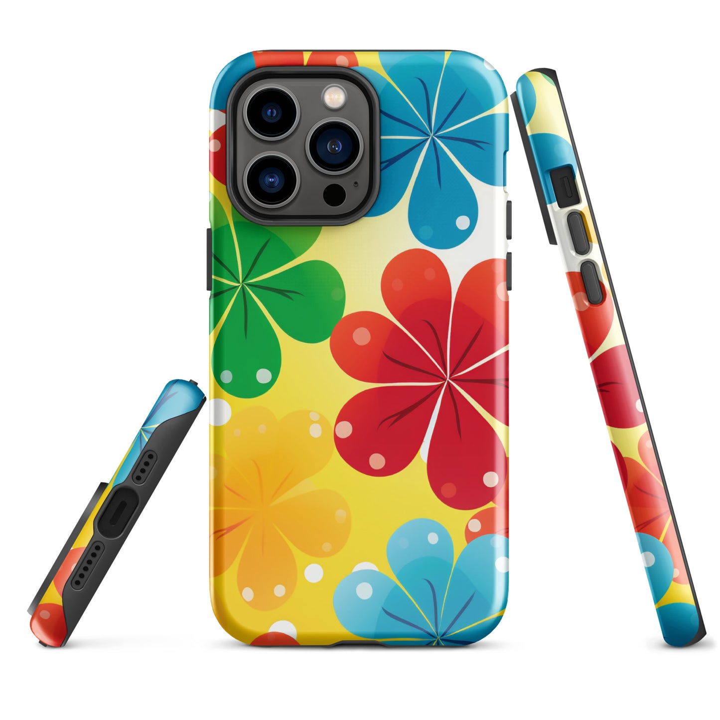 Primary Posey Floral Retro Tough Case for iPhone® CedarHill Country Market
