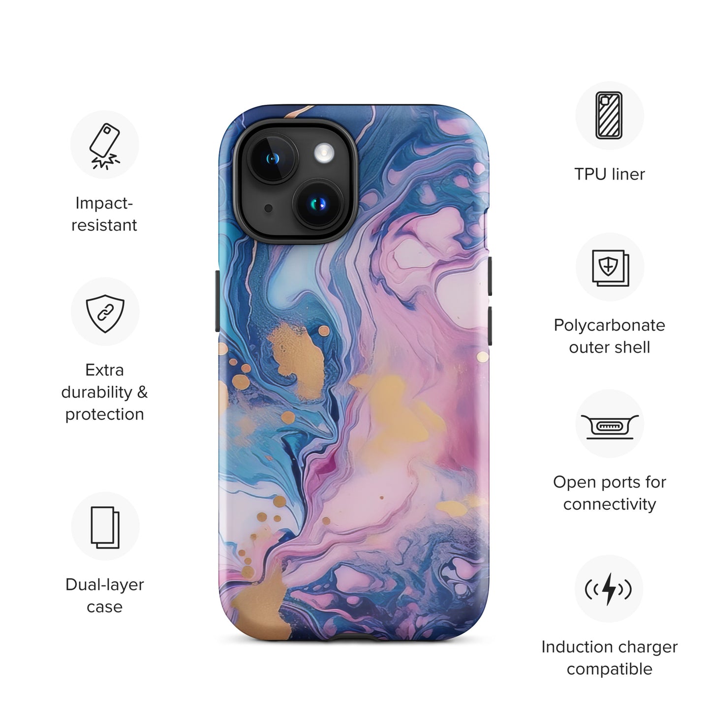 Inky Purple Tough Case for iPhone® CedarHill Country Market