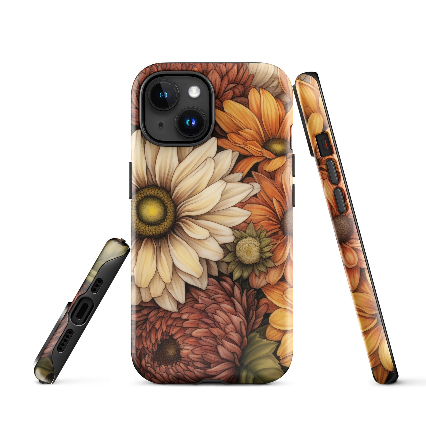 Falling Mums Tough Case for iPhone® CedarHill Country Market