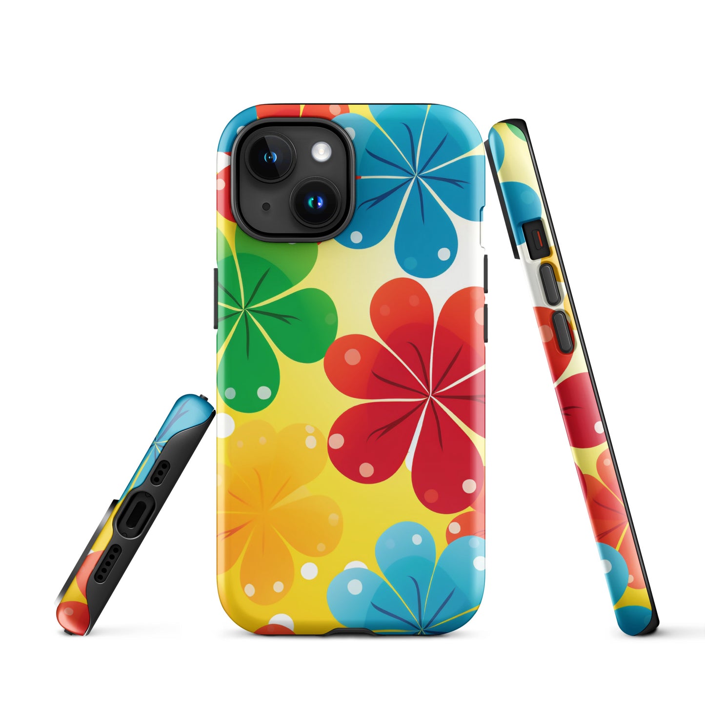 Primary Posey Floral Retro Tough Case for iPhone® CedarHill Country Market