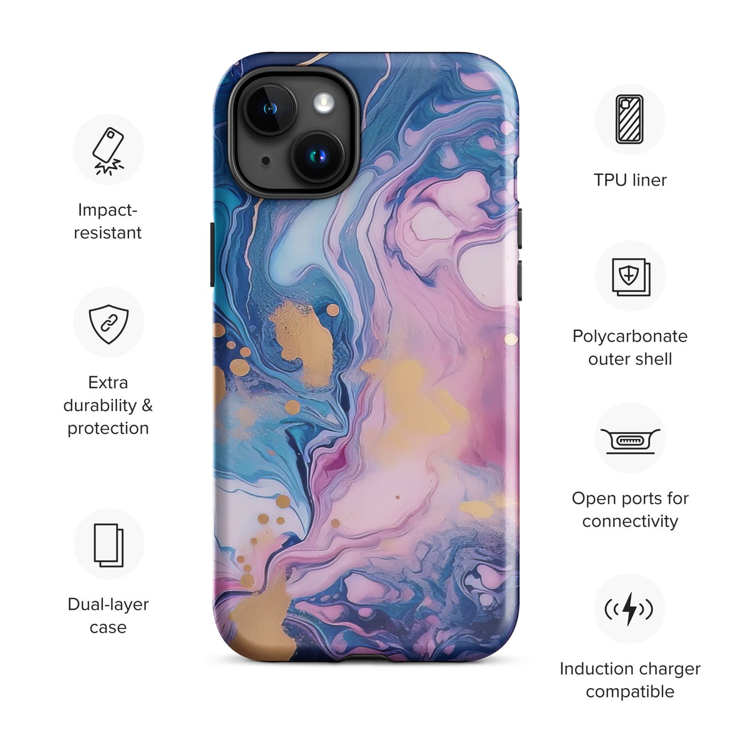 Inky Purple Tough Case for iPhone® CedarHill Country Market